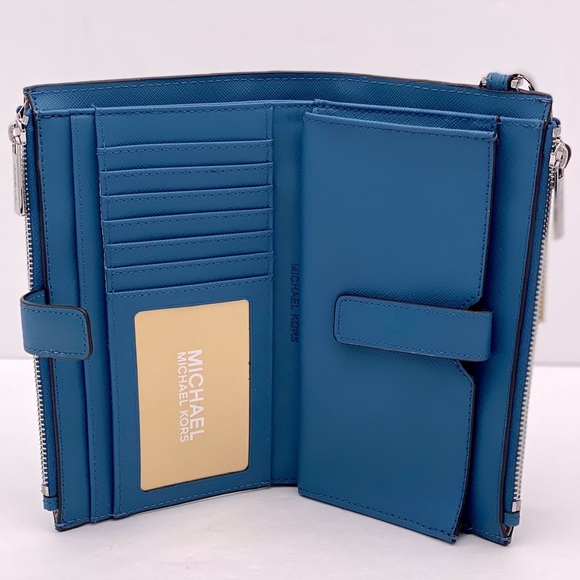 Michael Kors DoubleZip Wallet Wristlet Phone Case - Picture 6 of 14